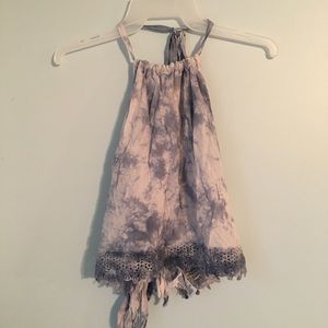 The dye halter crop top